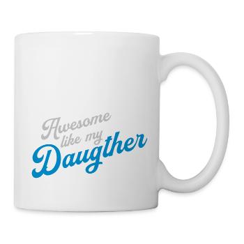 Awesome Like My Daughter - Mug - white - Right