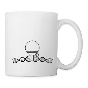 Table tennis players Table tennis bats Table tennis - Mug - white - Right
