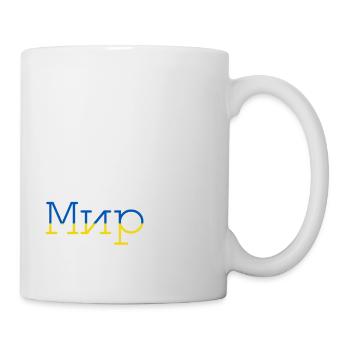 Peace Ukraine Finland Russia - Mug - white - Right