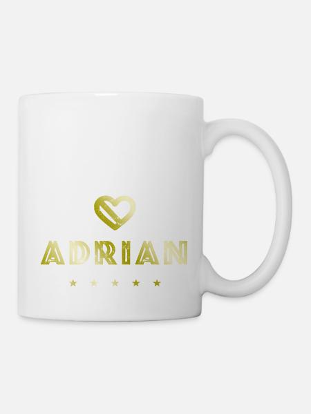 Adrian Herz - Tasse - Weiß