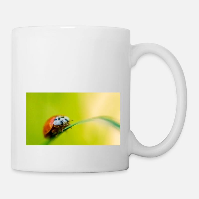 coccinelle - Mug blanc - blanc
