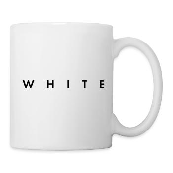white - the color white - Mug - white - Right