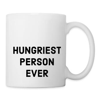 Hungriest Person Saying - Mug - white - Right