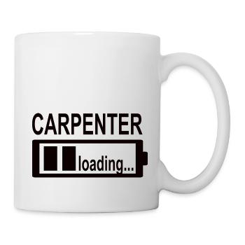 Carpenter Craftsman Joinery Carpenter Planer - Mug - white - Right