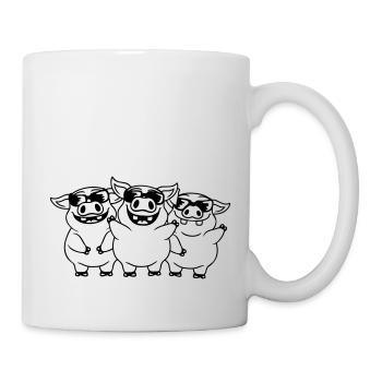 Team Sunglasses Cool Pigs - Mug - white - Right