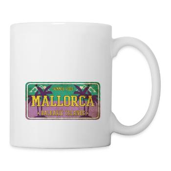 Mallorca Summer Sun Beach Sea Palms Holiday - Mug - white - Right