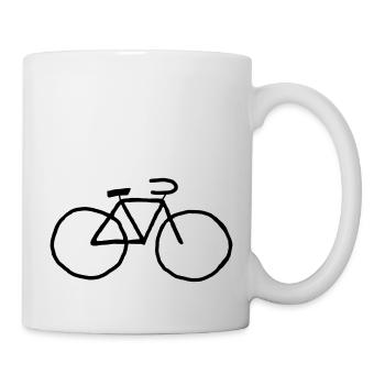 Bicyclette - Mug blanc - blanc - Droite