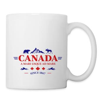 Kanada Vancouver Montreal Toronto Maple Leaf Bären - Tasse - Weiß - Rechts