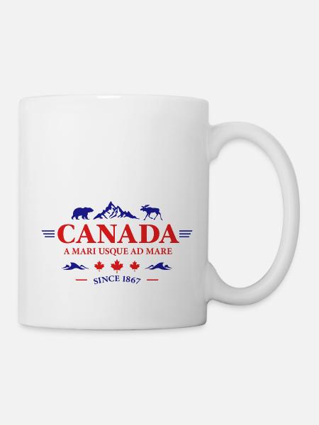 Kanada Vancouver Montreal Toronto Maple Leaf Bären - Tasse - Weiß