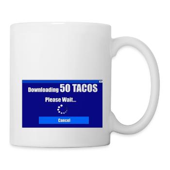 Herunterladen von 50 Tacos (Jahre) - Tasse - Weiß - Rechts