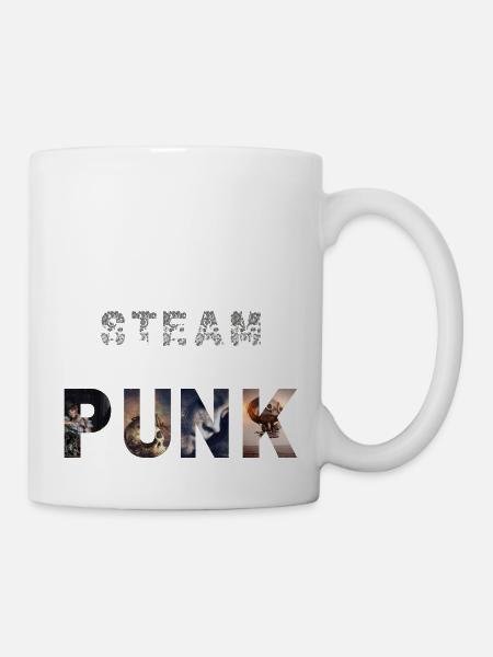 Steampunk - Tasse - Weiß