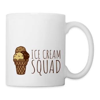 Niedliches Ice Cream Squad - Tasse - Weiß - Rechts