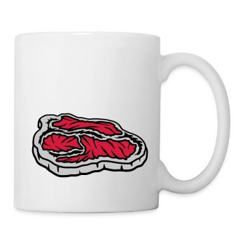 Steak juicy bloody Grill Master - Mug - white - Right