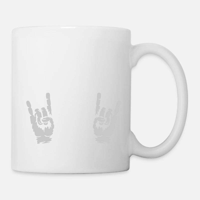 Music Heavy Metal Hands - Mug - white