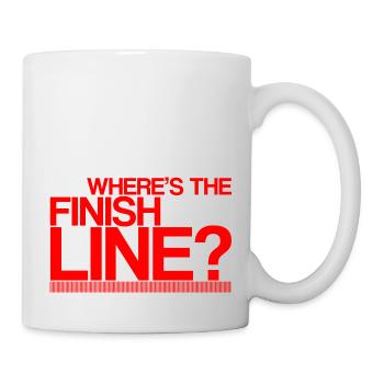 Where's The Finish Line 2 - Mug - white - Right