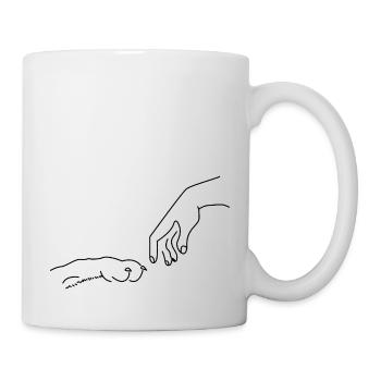 Humans true friend DOG - Mug - white - Right