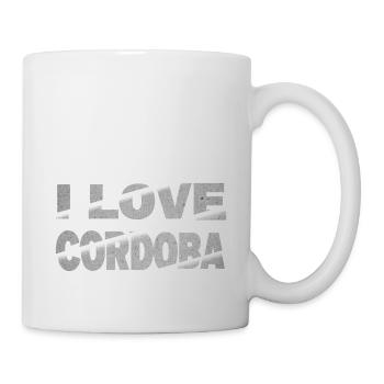 Cordoue Espagne City Font Skyline J’adore - Mug blanc - blanc - Droite