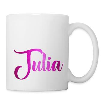 Julia - Tasse - Weiß - Rechts