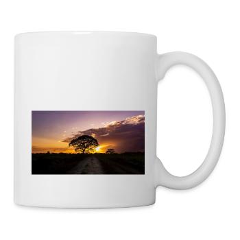 coucher de soleil exotique au Venezuela - Mug blanc - blanc - Droite