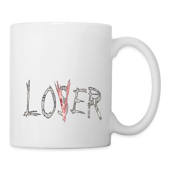 Loser lover funny meme clown geek cool vintage - Mug - white - Right