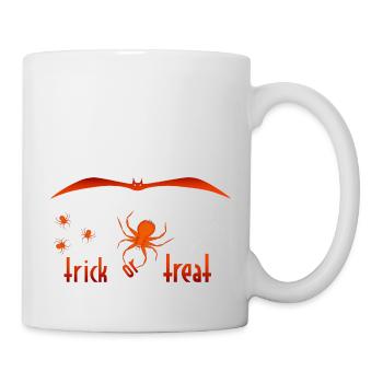 truc ou friandise Halloween - Mug blanc - blanc - Droite