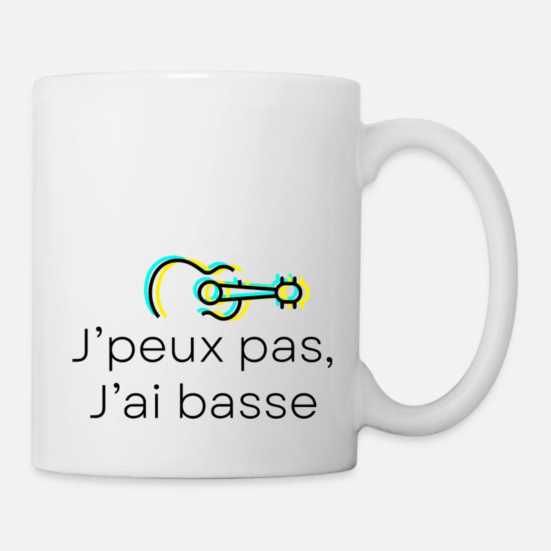 J'peux pas j'ai basse - Mug blanc - blanc