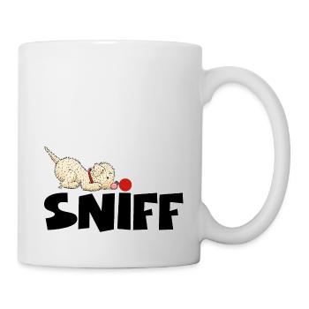 sniff1 3 - Tasse - Weiß - Rechts