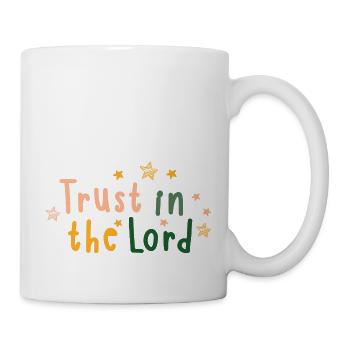 Trust in the Lord Jesus is King - Mug - white - Right