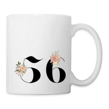 56th anniversary flowers (Gift of 56 years) - Mug - white - Right