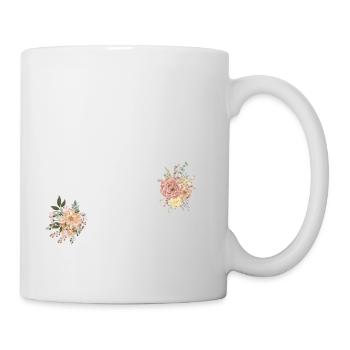 55th Anniversary Flowers (Gift of 55 years) - Mug - white - Right