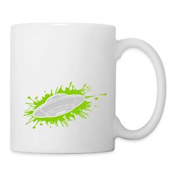 Drops of Color Splash UFO Aliens - Mug - white - Right
