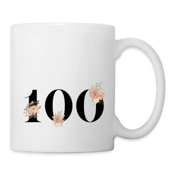 100th Anniversary Flowers (100th Anniversary Gift) - Mug - white - Right