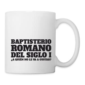 Baptistère romain du Ier siècle - Mug blanc - blanc - Droite