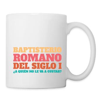 Baptistère romain du Ier siècle - Mug blanc - blanc - Droite