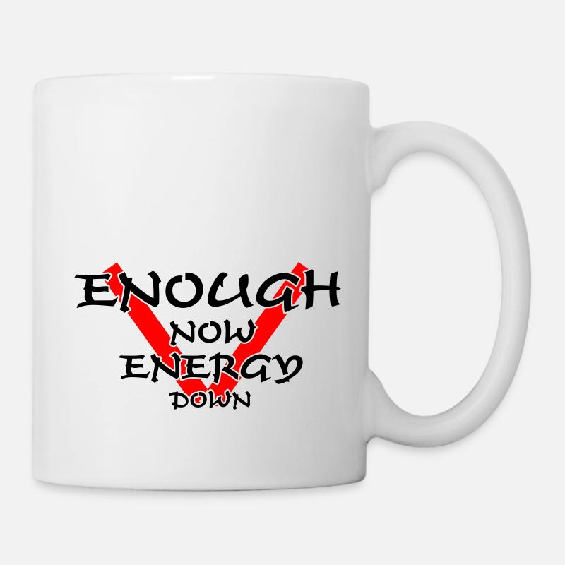 T Shirt Maintenant blanc - Mug blanc - blanc