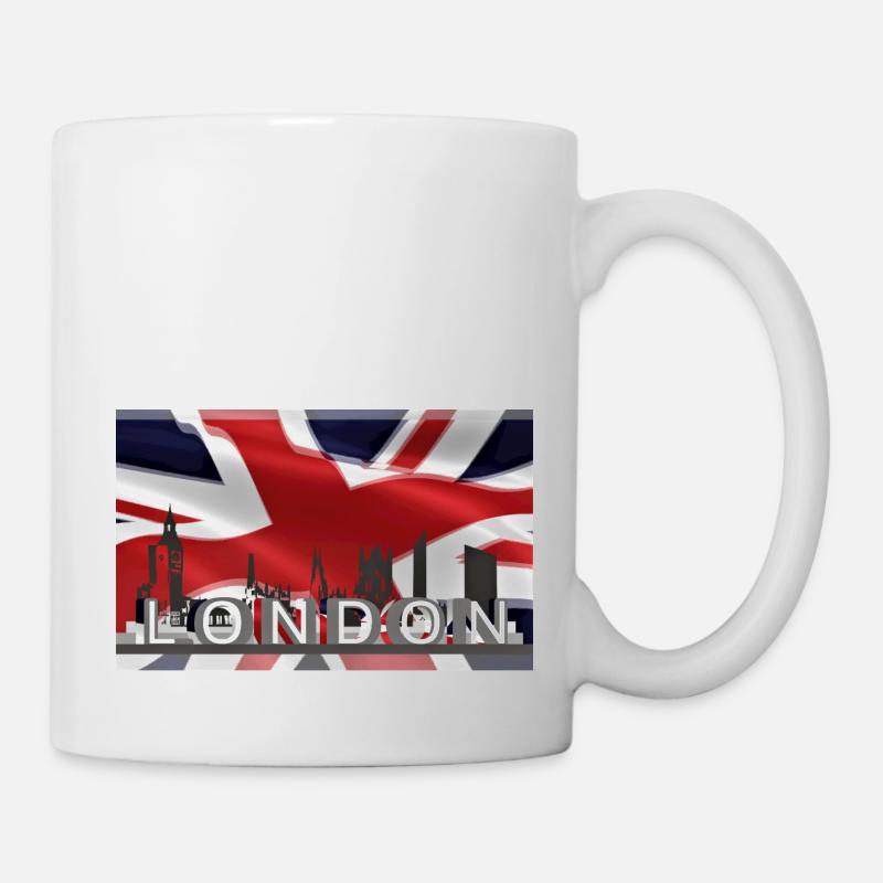 London - Tasse - Weiß