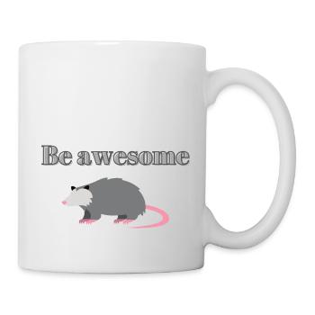 Awesome possum - Mug blanc - blanc - Droite