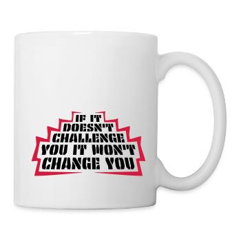 Workout Fitness Motivation Quote - Mug - white - Right