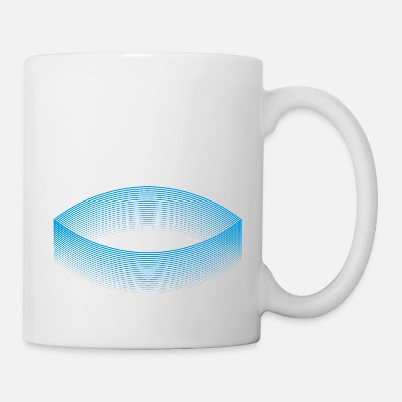 Stade des rêves (bleu) - Mug blanc - blanc