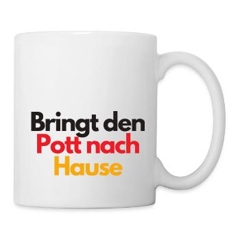 Fußballspruch Germany Deutschland WM - Tasse - Weiß - Rechts