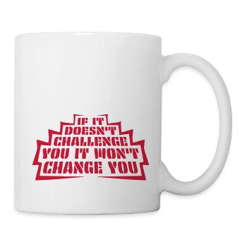 Séance d’entraînement Fitness Motivation Citation - Mug blanc - blanc - Droite