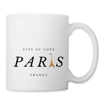 Ville de l’amour Paris - Mug blanc - blanc - Droite