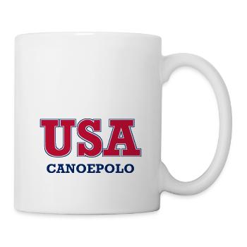 USA Canoepolo - Couleurs nationales - États-Unis - Mug blanc - blanc - Droite