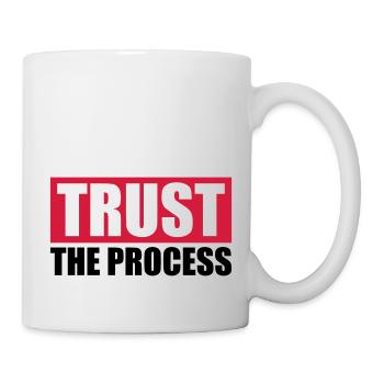 trust the process Quote - Mug - white - Right