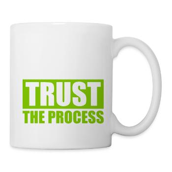 trust the process Quote - Mug - white - Right
