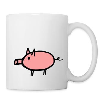 Pig - Mug - white - Right