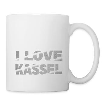 Kassel Germany City Font Skyline I Love - Mug - white - Right
