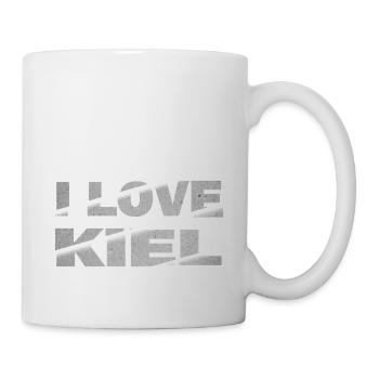 Kiel Germany City Font Skyline I Love - Mug - white - Right