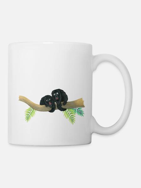 Brüllaffen - Tasse - Weiß