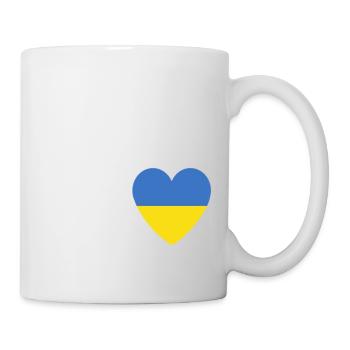 Ukraine Lover Heartbeat - Mug - white - Right